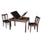 International Concepts Rectangle Table with 2 San Remo Juvenile Chairs, 24 W, 33.1 L, 22.2 H, Wood, Rich Mocha K15-JT2532L-CC105-2 - alternate 2